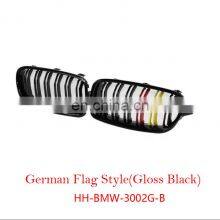 Auto Accessories Car Parts Front Grills Parallel Bars Glossy Black Front Grilles For BMW 3 Series F30 2012-15 thumbnail-2