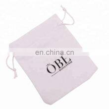 Cotton Dust Bag With Drawstring Custom Logo Pink Drawstring Bag Cotton Dust Bags for Handbag ,Shoes ,Cloth Packaging Cotton Bag thumbnail-1