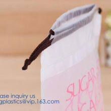 Drawstring Bag - PVC Drawstring Backpack With Mesh Side Pockets for School, Music Festivals, Sporting Events, Trav thumbnail-1