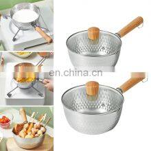 Stainless Steel Cooking Pot Stockpots Noodle Pot With Lid Saucepan Porridge for Soup Porridge Pot Milk thumbnail-4
