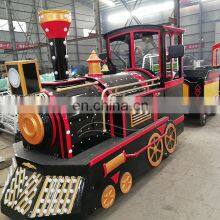Amusement Park Rides Trackless Train Set Battery Operated in Mall thumbnail-5