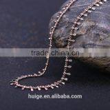 2015 China Gold Jewellery Long Fashion Chain & Coffee Gold Plated Link Chain thumbnail-2