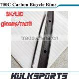 700c Full Carbon Tubular Road Bicycle Rims Toray T700 Carbon Rims for Road Bicycle 3K/UD Carbon Road Bike Rim thumbnail-5