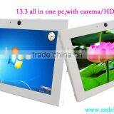 DIY! 13.3 Inch All in One Computer White+carema/HDMI Quality Choice