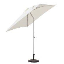 Patio Parasol, Outdoor Beach Umbrella, Square Fiberglass Parasol, Terrace Umbrella thumbnail-3