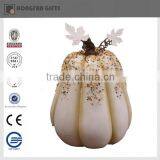 Harvest Home Deco Resin White Craft Pumpkins thumbnail-1
