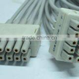 One-Piece 10 Lead ECG Cable With Leadwire, Snap, AHA, Compatible,TPU thumbnail-3