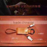 Remax Leather USB Cable for Iphone IOS Mini Usb Cable Sync Charge Cable for Iphone 6 thumbnail-2