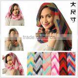 America and Canada Hot Fashion Popular Series Ladies Waved Neck Warmer Infinity Scarf