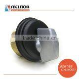 Security Round Thumb Brass Cylinder Lock thumbnail-2