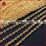 14 Inch 14K Wholesales Designs Stainless Steel Mens Jewelry Figaro Chains Link Necklace thumbnail-3