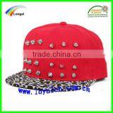 Laser Cap With Rivet & Spike Cap