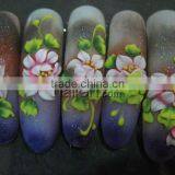 Amazing DIY sculpture color uv gel nail art design