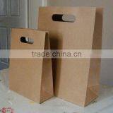 Free Design Cheap Recyclable Custom Printed Kraft Paper Bag With Handle thumbnail-2