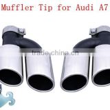 Car Muffler Tips for Audi 2013 A7 S7 which in hot sale