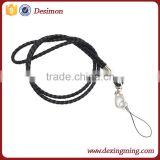 Top qualiry 5mm leather bride lanyard