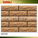 60x240mm moutain split clay tile brick wall stone exterior wall facing tile