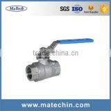 OEM 1/2" Stainless Steel Ss304 Pneumatic Sanitary Ball Valve thumbnail-1