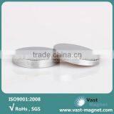 Ni Coating Sintered Neodymium Round Base Magnet thumbnail-1