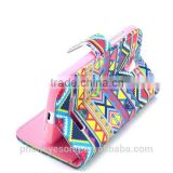 Customized printing leather mobile phone case For HTC DESIRE 500