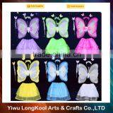 Wholesale Double Layer Dance Angel Light up Fairy Butterfly Wings Kids Led Wings thumbnail-2