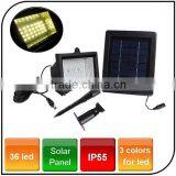 36 Led Outdoor Energy Saving Waterproof Aluminum Led Solar Powered Flood Lights