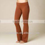 Ladies Cheap Micro Polyester Spandex Fitness Pants Yoga Wear for Women thumbnail-1
