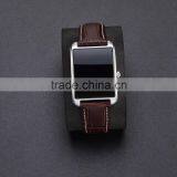 New Android Smart Watch 200mAh Battery Leather Band Bluetooth Smartwatch thumbnail-1