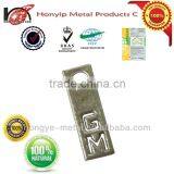 Shiny Silver Solid Blank Washable Fashion Clothing Label in TOP Quality BEST Price NICKLE FREE thumbnail-1