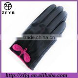 2013 fashion women leather glove
