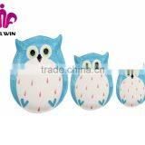 Factory Directly Hand Painted Ceramic Plates With Owl Design Quality Choice