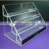 Acrylic 4 Tier Display Shoe Rack Display