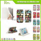 Fashion Colorful Printing Drawing Design Pattern PU Leather Flip Case With Magnetic Closure for IPhone 6S 6