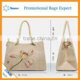 Wholesale Shopping Bag Jute Beach Bag Cheap Jute Bag thumbnail-4