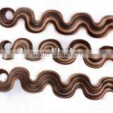 Wholesale Beautiful Color Extension Hair Weft Made of Pure Brazilian Human Hair thumbnail-2