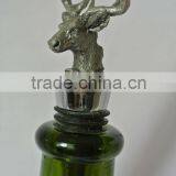 2012 Newest Desigh Reindeer Bottle Stopper Wine Stopper Wine Bottle Stopper