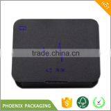 Black Paper Card Paper Box Black Gift Box Packaging With Custom Logo