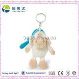Salable Lovely Sheep Toy Soft Sheep Plush Keychain