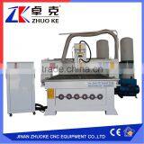 6kw HSD Air Cooling Spindle Mach 3 Control System Wood Cnc Router With Dust Collector