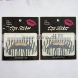 Hot Sale Zebra Temporary Lip Tattoo Sticker Non Toxic Sexy Lip Sticker for Girls Manufacturer Quality Choice thumbnail-1