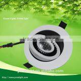 85-265VAC 360 Degree Adjustment Cob 7w Led Downlight