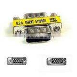 DB9 Male/Male Low Profile Gender Changer