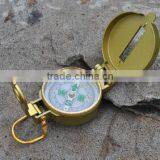 Hot Sale Outdoor Hiking Portable Metal Brass Compass With Lid thumbnail-3