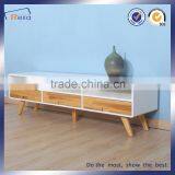 High Gloss Modern White MDF TV Stand thumbnail-3