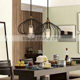 Antique Iron Cage Vintage Industrial Pendant Lamp Restaurant Pendant Lamp thumbnail-1