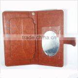 Universal Flip Leather Phone Cover Case Bag With Mirror for Google Pixel Gifts for New Years thumbnail-4