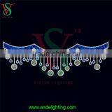 2016 New Latest 2D Motif Cross Street Led Light Hanging Star Street Light for Outdoor Street Decoration thumbnail-3