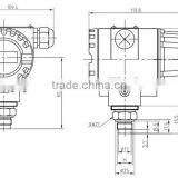4-20mA LED Display Flush Diaphragm Explosion Proof Pressure Sensor thumbnail-3
