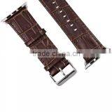 2015 Fashion Crocodile Alligator Leather for Apple Watch Wristband
