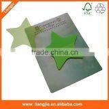 Green Transparent Star Writing Notepad,star Sticky Memo Pad thumbnail-2